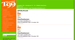 Desktop Screenshot of akut-theater99.de